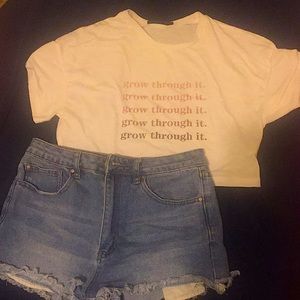 “Grow Through It” Crop Top & Short Set